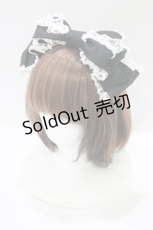 画像: Angelic Pretty / Prettyくるりんカチューシャ(無地)  ブラック H-25-07-12-071-AP-AC-NS-ZH