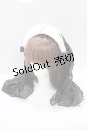 画像: metamorphose / 乙女の祈りシスター風カチューシャ  ブラック H-25-07-12-076-ME-ZA-NS-ZH