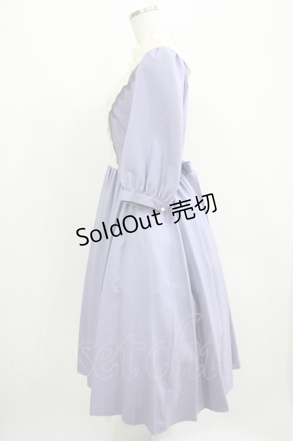 画像2: Innocent World / キャトリーヌワンピース M ラベンダー H-25-07-12-009-IW-OP-NS-ZH (2)