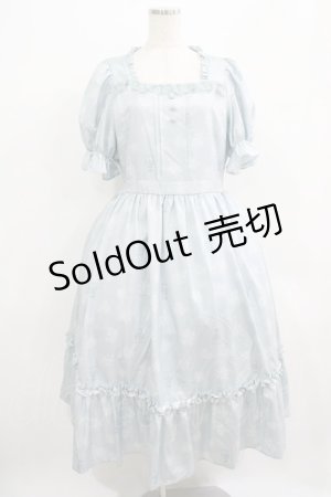 画像: m petit by misako / AOKハナガラスクエアワンピース L サックス H-25-07-12-013-LO-OP-NS-ZH