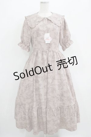 画像: m petit by misako / トワルドジュイOPハンソデ L ピンク H-25-07-12-014-LO-OP-NS-ZH
