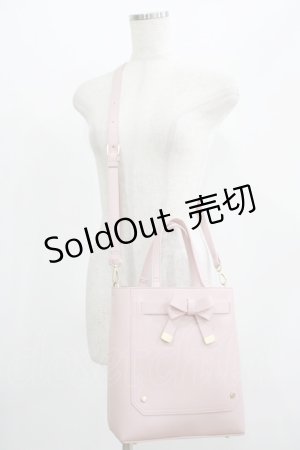 画像: m petit by misako / AMマエリボン2WAYバッグ  ピンク H-25-07-13-050-LO-BG-NS-ZH