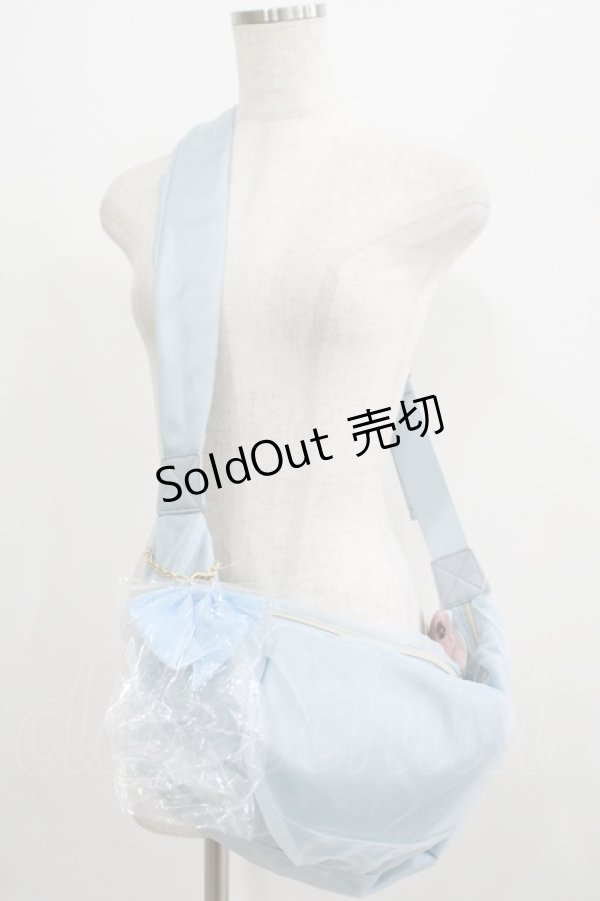 画像1: m petit by misako / AMチュールリボンSLD  サックス H-25-07-13-053-LO-BG-NS-ZH (1)