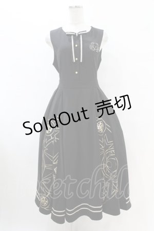 画像: Hoshibako Works / カードキャプターさくら × HoshibakoWorks タックジャンパースカート Free ブラック H-25-07-13-1038-0-OP-NS-ZH