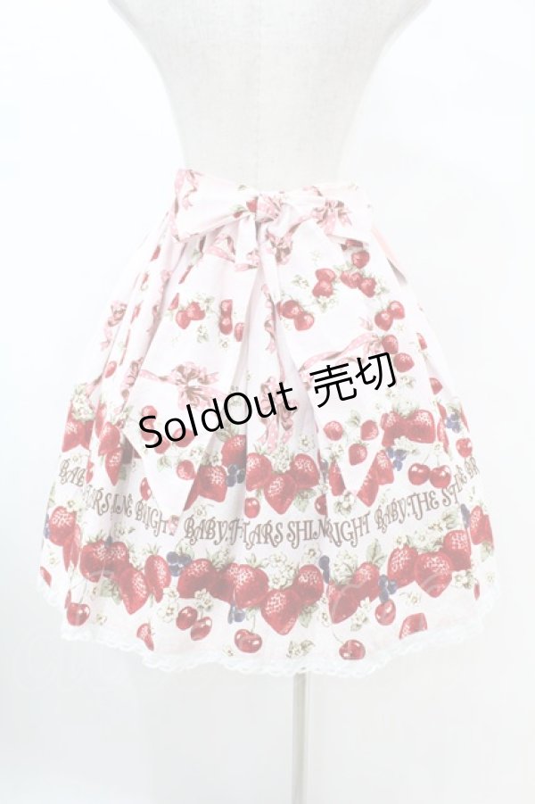 画像2: BABY,THE STARS SHINE BRIGHT / Strawberry’s Heart Drops柄スカート Free ピンク H-25-07-13-1040-BA-SK-NS-ZH (2)