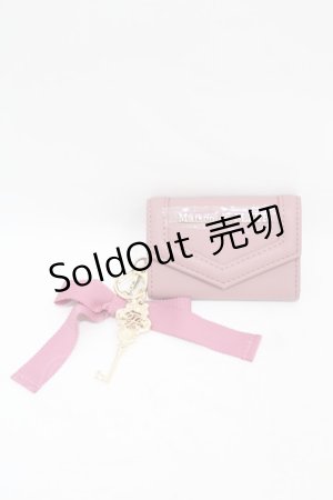画像: Maison de FLEUR / キーリボンキーケース  ピンク H-25-07-13-1016-LO-ZA-NS-ZH