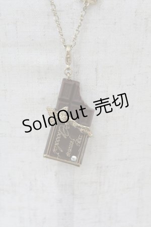 画像: axes femme / ローズ・オ・ショコラ ネックレス  ブラウン H-25-07-13-1018-AX-AC-NS-ZH