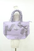 画像1: Maison de FLEUR / Maison de FLEUR×Misako Aoki/Mリボンキャンバストートバッグ  ラベンダー H-25-07-13-1023-LO-BG-NS-ZH (1)