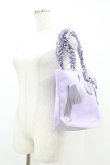 画像2: Maison de FLEUR / Maison de FLEUR×Misako Aoki/Mリボンキャンバストートバッグ  ラベンダー H-25-07-13-1023-LO-BG-NS-ZH (2)
