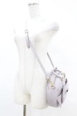 画像2: Maison de FLEUR / Maison de FLEUR×Misako Aoki/ラウンドリボンショルダーバッグ  ラベンダー H-25-07-13-1029-LO-BG-NS-ZH (2)
