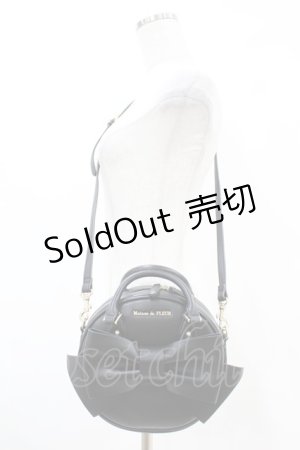 画像: Maison de FLEUR / Maison de FLEUR×Misako Aoki/ラウンドリボンショルダーバッグ  ブラック H-25-07-13-1031-LO-BG-NS-ZH