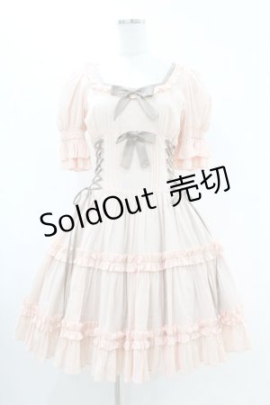 画像: Victorian maiden / レースアップパフスリーブドールドレス Free ローズ H-25-07-13-1033-CL-OP-NS-ZH