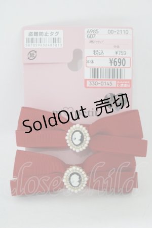 画像: m petit by misako / AM2Pクリップ  レッド H-25-07-13-073-LO-AC-NS-ZH