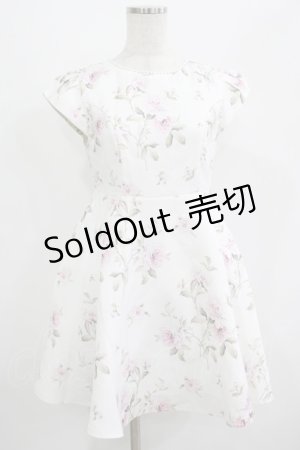 画像: evelyn / 花柄フレアワンピース M オフ H-25-07-13-014-LO-OP-NS-ZH