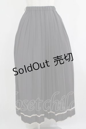 画像: an another angelus / 裾ライン変形プリーツスカート Free CHARCOAL H-25-07-13-022-CA-SK-NS-ZH