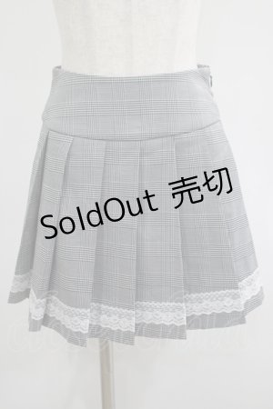 画像: DearMyLoveRose / レーステーププリーツスカート M ブラック H-25-07-13-024-EL-SK-NS-ZH