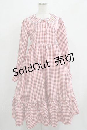画像: FLC / 星名桜子/ギンガムチェックワンピース M レッド H-25-07-13-003-LO-OP-NS-ZH