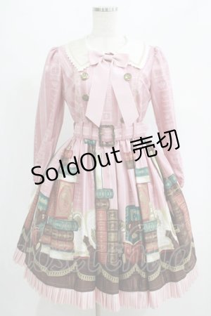 画像: Angelic Pretty / Memorial Libraryワンピース Free ピンク H-25-07-14-038-AP-OP-NS-ZH