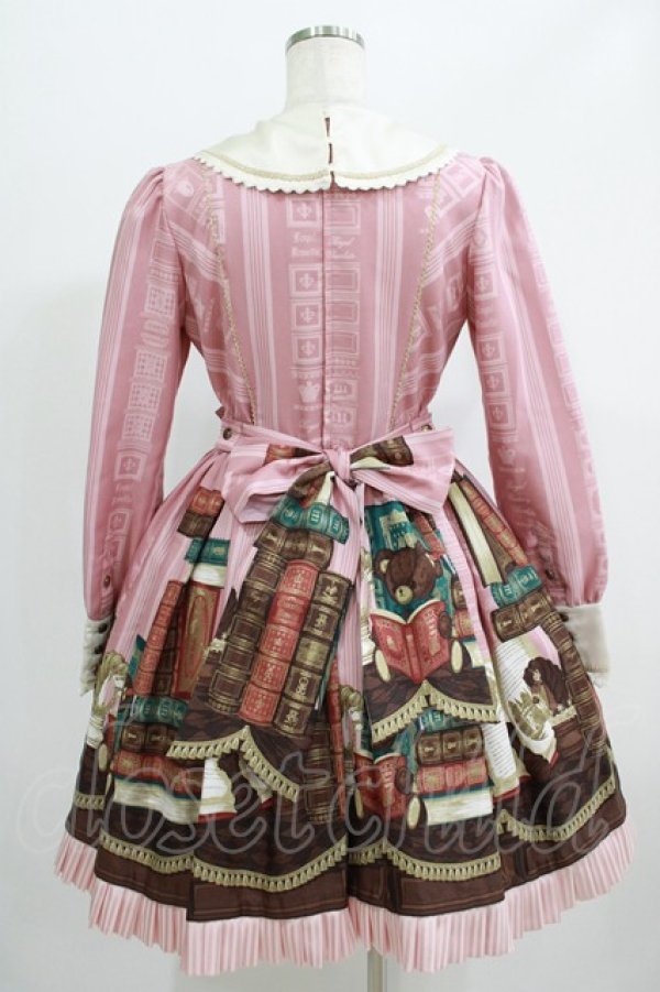 画像3: Angelic Pretty / Memorial Libraryワンピース Free ピンク H-25-07-14-038-AP-OP-NS-ZH (3)