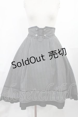 画像: axes femme / ダブル釦フィッシュテールスカート Free グレー H-25-07-14-1002-AX-SK-NS-ZH
