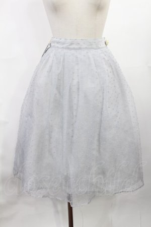 画像: an another angelus / ドットオーガンジータックスカート Free BLUE GRAY H-25-07-14-1018-CA-SK-NS-ZH