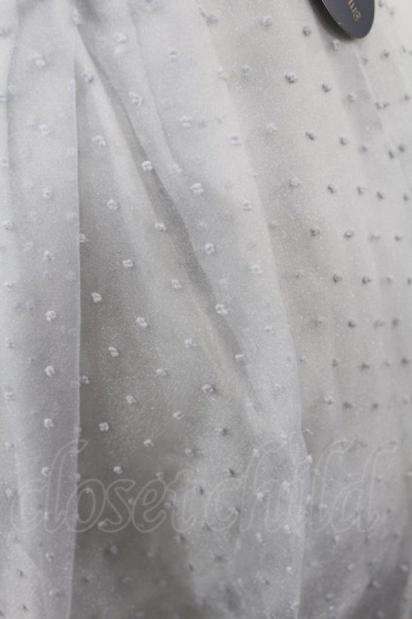 画像3: an another angelus / ドットオーガンジータックスカート Free BLUE GRAY H-25-07-14-1018-CA-SK-NS-ZH (3)
