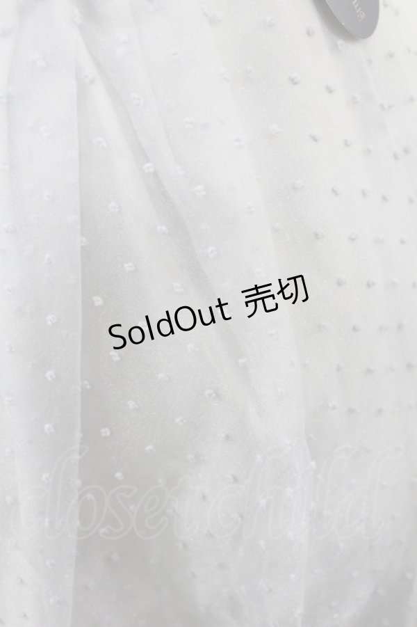 画像3: an another angelus / ドットオーガンジータックスカート Free BLUE GRAY H-25-07-14-1018-CA-SK-NS-ZH (3)