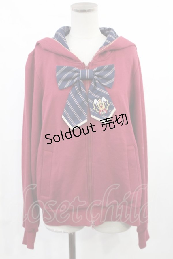 Angelic Pretty Bunny High Schoolパーカ Angelic Pretty / Bunny High Schoolパーカ Free ワイン H-25-07