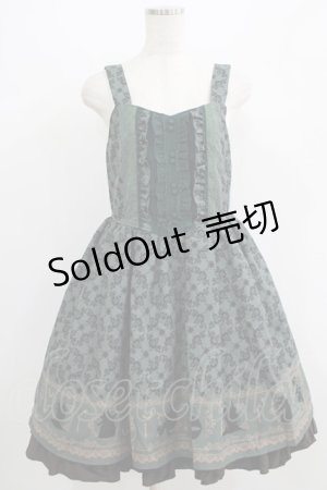 画像: axes femme / ダークオーナメント柄ワンピース M グリーン H-25-07-14-006-AX-OP-NS-ZH