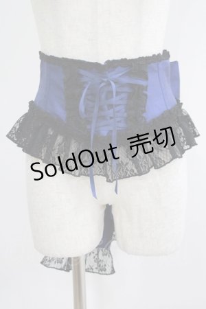 画像: Enchantlic Enchantilly / ローズレースリボンコルセット Free ブルー H-25-07-14-061-LO-SK-NS-ZH
