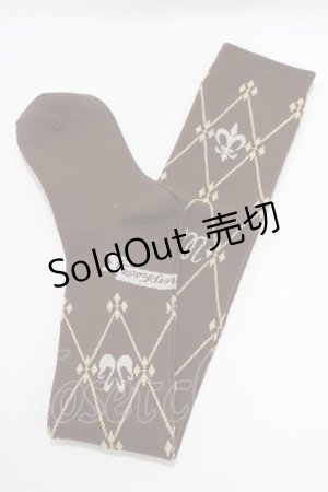 画像: metamorphose / fortune tarotオーバーニー  ブラウン H-25-07-14-068-ME-ZA-NS-ZH