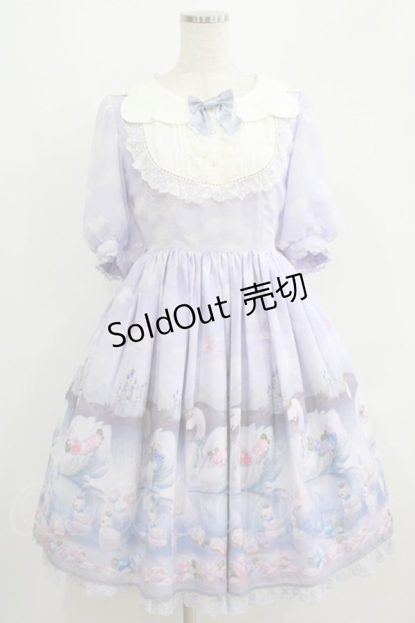 画像1: Angelic Pretty / Milky Swan襟付ワンピース Free ラベンダー H-25-07-14-002-AP-OP-NS-ZH (1)