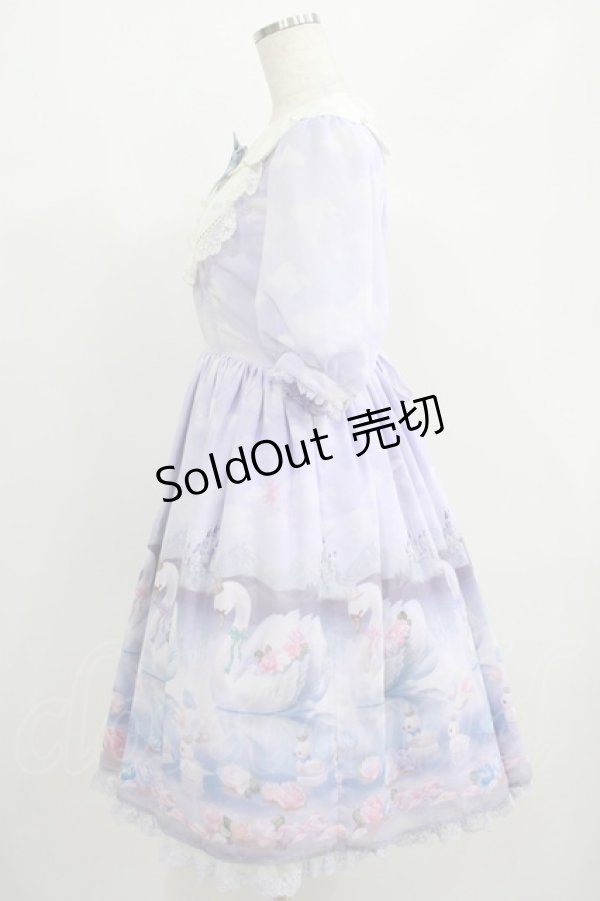 画像2: Angelic Pretty / Milky Swan襟付ワンピース Free ラベンダー H-25-07-14-002-AP-OP-NS-ZH (2)