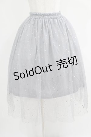 画像: evelyn / スターチュールスカート Free グレー H-25-07-14-021-LO-SK-NS-ZH