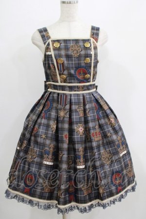 画像: Angelic Pretty / Antique Crownジャンパースカート Free グレー H-25-07-14-003-AP-OP-NS-ZH