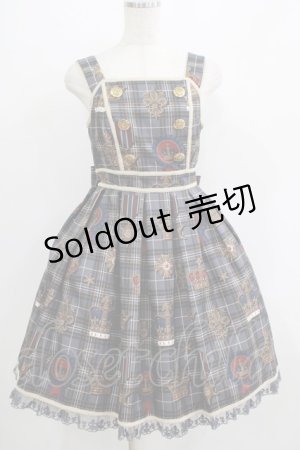 画像: Angelic Pretty / Antique Crownジャンパースカート Free グレー H-25-07-14-003-AP-OP-NS-ZH