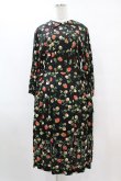 画像1: Jane Marple / Fortune gardeｎ side ribbon dress M ブラック H-25-07-15-1004-JM-OP-ET-ZH (1)