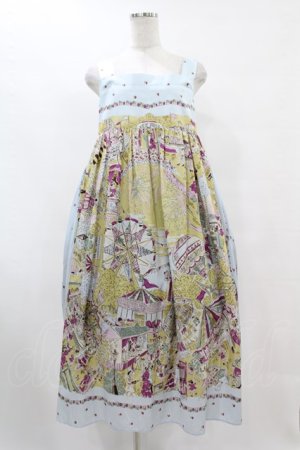 画像: Jane Marple Dans Le Salon / La fete foraine apron dress  サックス H-25-07-15-1033-JM-OP-KB-ZH