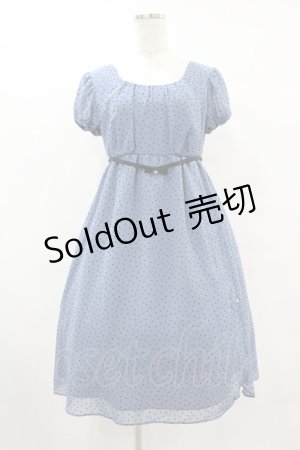 画像: MILK / フリーズdress  ブルー H-25-07-15-1038-ML-OP-KB-ZH