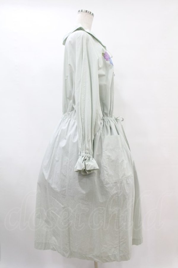 画像3: Jane Marple Dans Le Salon / Jardin Des Fleurs Embroideryドレス  ミント H-25-07-15-1011-JM-OP-KB-ZH (3)