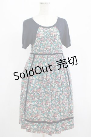 画像: Jane Marple / メルヘンプリントのワンピース  ネイビー H-25-07-16-025-JM-OP-KB-ZH