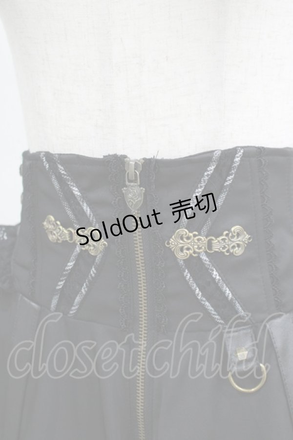 画像4: Ozz oneste / Rosy Crownスカート  ブラック H-25-07-16-037-OO-SK-KB-ZH (4)