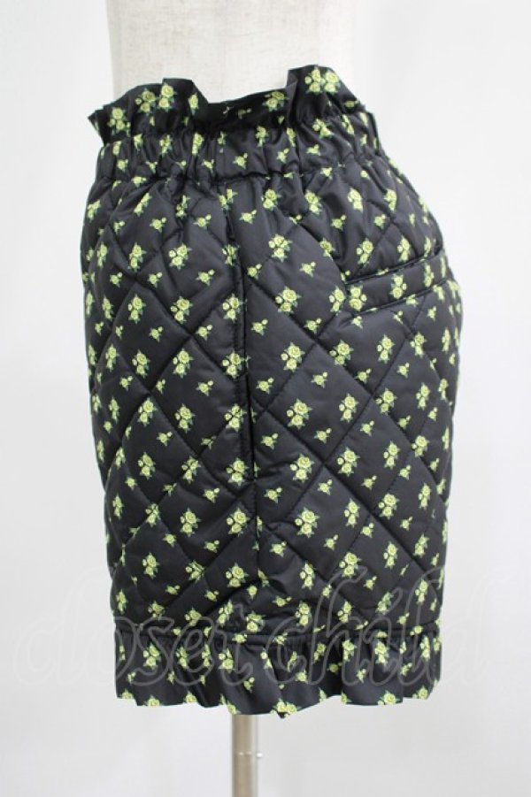 画像2: Candy Stripper / TINY ROSE QUILTING SHORTS 2 ブラック H-25-07-16-043-PU-PA-KB-ZH (2)