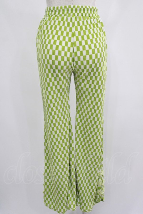 画像3: Candy Stripper / EASY FLARE CHINA PANTS  ライトグリーン H-25-07-16-046-PU-PA-KB-ZH (3)