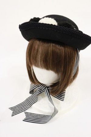 画像: ALICE and the PIRATES / マリオネットミニボーラーHat  ブラック H-25-07-16-1044-PA-AC-NS-ZH