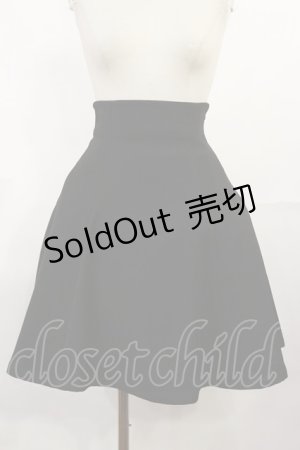 画像: Fi.n.t / バックレースアップフレアースカート Free BLACK H-25-07-16-1016-CA-SK-NS-ZH