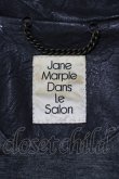 画像4: Jane Marple Dans Le Salon / レザーライダース  黒 H-25-07-16-055-JM-JA-KB-ZH (4)