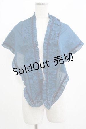 画像: Jane Marple / フリルストール  青 H-25-07-16-064-JM-ZA-KB-ZH