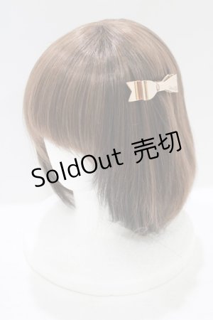 画像: MILK / Metal Ribbonバレッタ  ピンクゴールド H-25-11-04-1023-ML-AC-KB-ZH