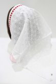 画像2: Katie / SUMMER HEROINE babushka  WHITE×RED H-25-07-16-068-LO-AC-KB-ZH (2)
